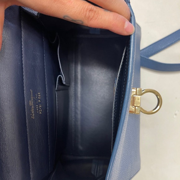 SOLD Salvatore Ferragamo Sofia Satchel Smooth Leather Small - Picture 8 of 15